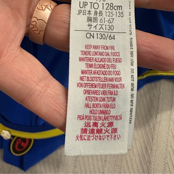 Youth size 7/8 Disney Pixar Incredibles zip front mock neck jacket, polyester - Picture 7 of 16